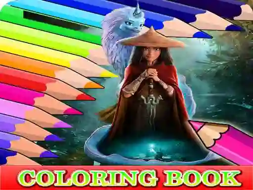 Coloring Book for Raya And The Last Dragon — free online game