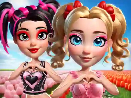 Vibrant Hearts Glamour vs Punk — free online game