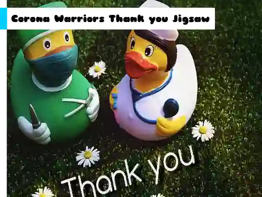 Corona Warriors Thank you Jigsaw — free online game