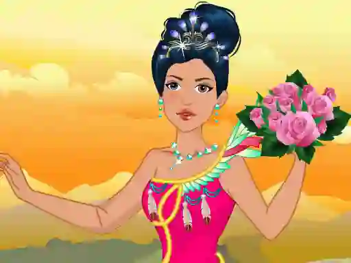 Native American Princess Wedding Dress up — free online game