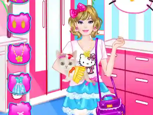 Trò chơi Barbie With Kitty trực tuyến