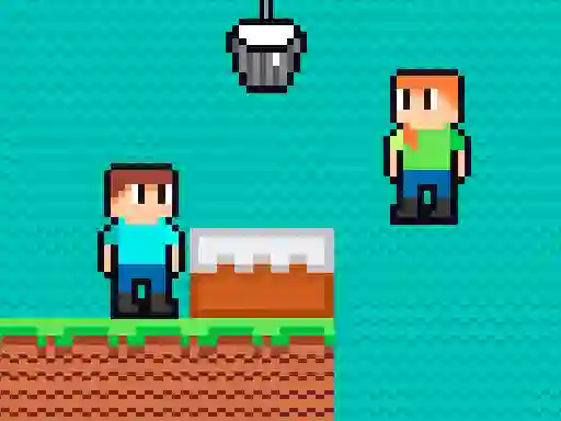 Brothers are making a cake — free online game