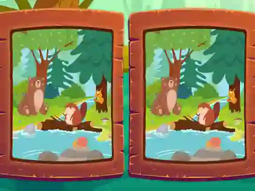 Spot the Difference Animals — darmowa gra online