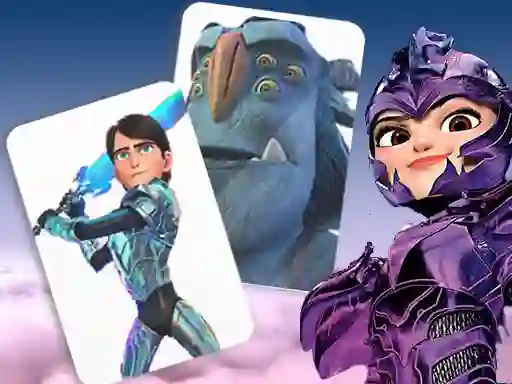 Trollhunters Rise of The Titans Memory Card Match — free online game