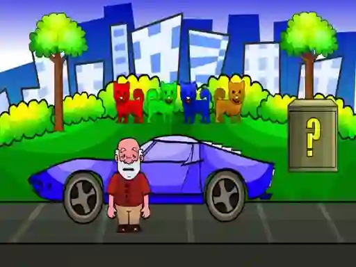 Find The Old Man's Car Key — free online game