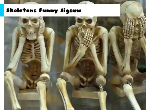 Skeletons Funny Jigsaw — δωρεάν online παιχνίδι