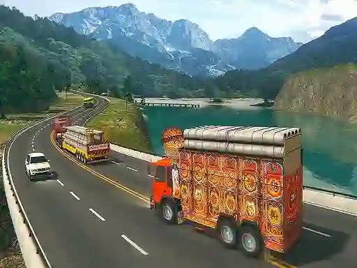 Indian Cargo Truck Gwadar Port Game — free online game