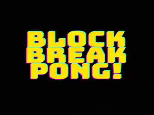 Block break pong! — free online game
