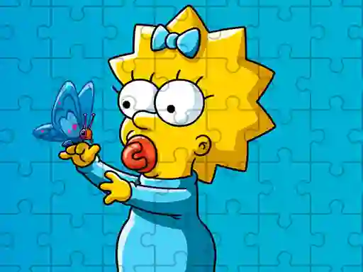 Permainan The Simpsons Puzzle talian