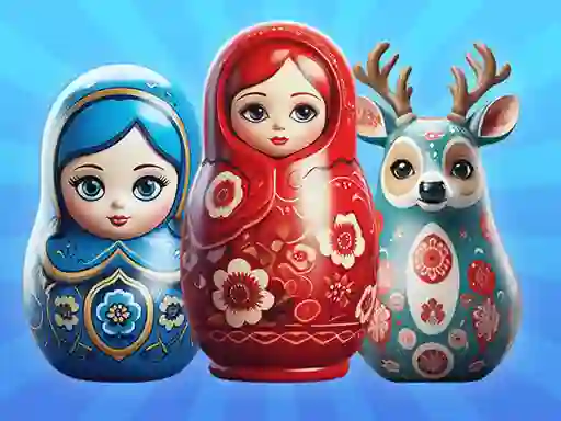 Sort by Matryoshka Shelves! — free online game