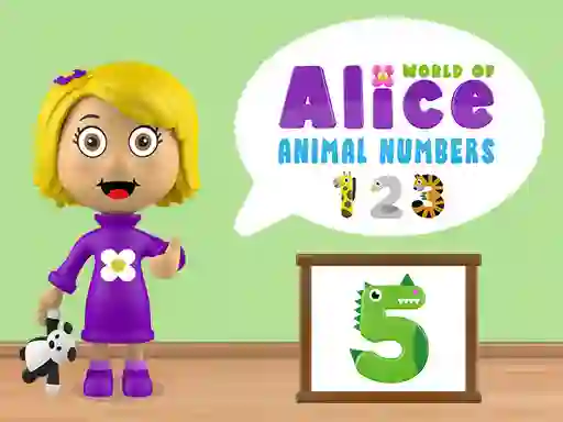 Alice's World: Animal Numbers — free online game