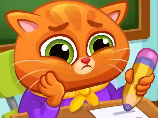 Lovely Virtual Cat At School — free online game