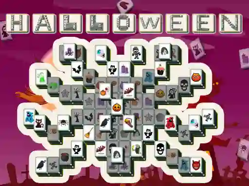 Halloween Mahjong Deluxe — δωρεάν online παιχνίδι