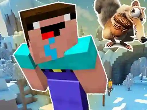 Noob Parkour: Snow Age — free online game