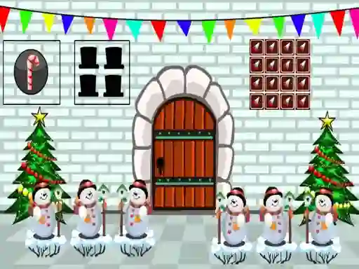 Snowman House Escape — free online game