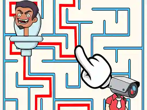 Skibidi Maze — free online game