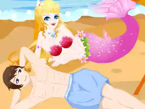 Mermaid Lover In Beach — free online game