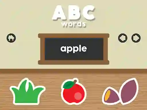 Jwèt ABC words sou entènèt