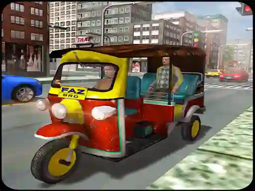 Tuk Tuk City Driver 3D — free online game