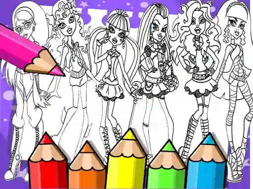Monster High Coloring Book — free online game