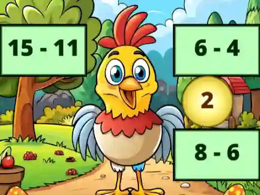 Subtraction: Bird Image Uncover — free online game