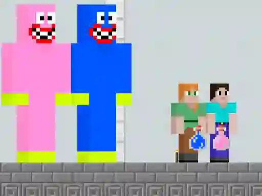 Huggy Kissy vs Steve Alex — free online game