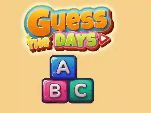 Guess The Days — free online game