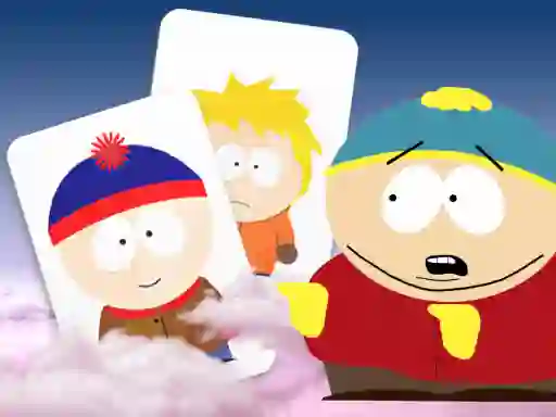 South Park memory card match — free online game
