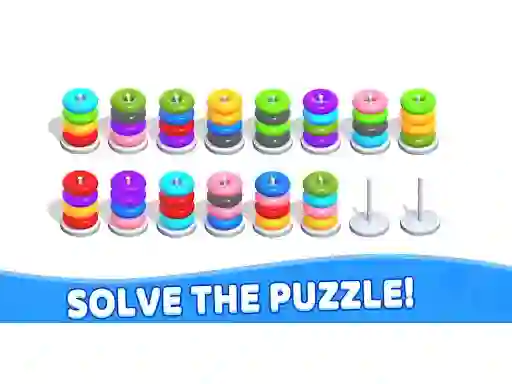 Jwèt Color Hoop Stack - Puzzle sou entènèt