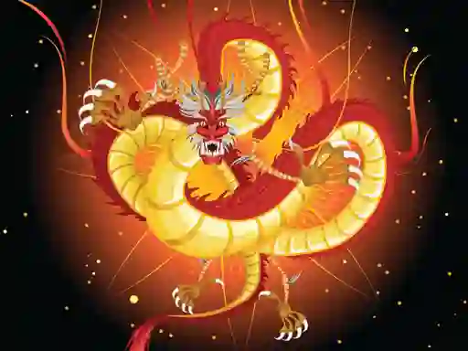 Chinese Dragons Coloring — free online game