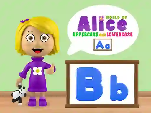 World of Alice Uppercase and Lowercase — free online game