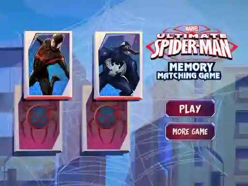 Marvel Ultimate Spider-man Memory Matching Game — free online game