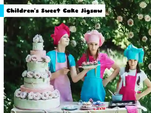 Children's Sweet Cake Jigsaw เกมออนไลน์