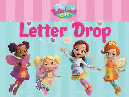 Butterbean Cafe: Letter Drop — free online game