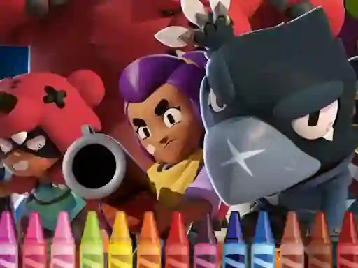 Brawl Stars Coloring book — free online game