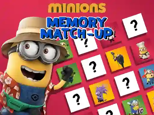 Minions Memory Match Up — free online game