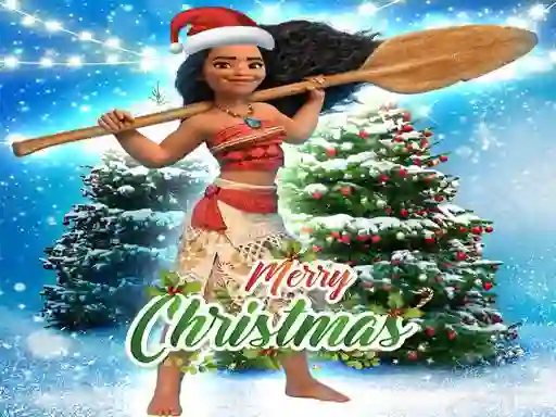 Moana Christmas Sweater Dress Up — free online game