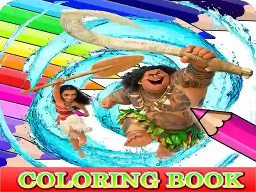 Coloring Book for Moana — free online game