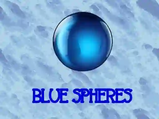 Blue spheres — free online game