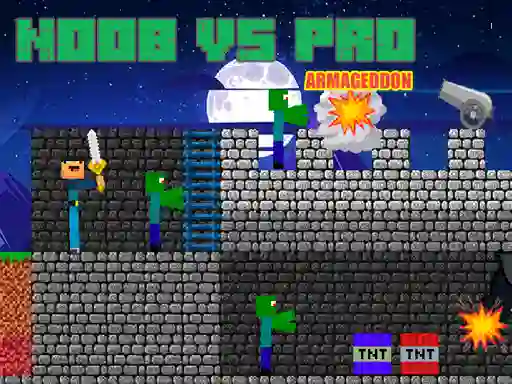 Noob vs Pro Armageddon — free online game