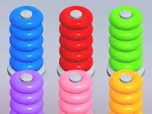 Color Ring Sort — free online game