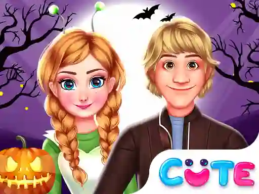Royal Couple Halloween Party — free online game