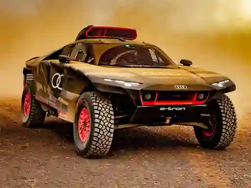 Audi RS Q Dakar Rally Puzzle — free online game