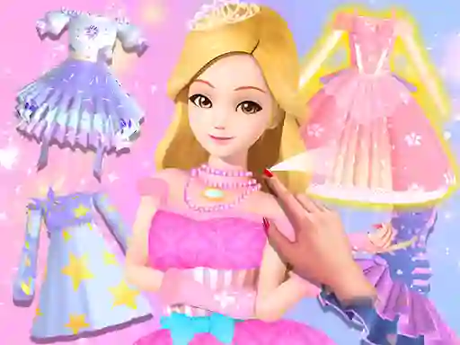 Модный макияж для сияющей принцессы — free online game