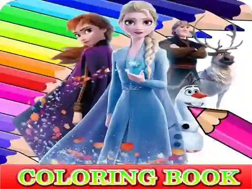 Coloring Book for Frozen Elsa — free online game