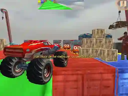 Monster Truck Driving Stunt Game Sim — free online game