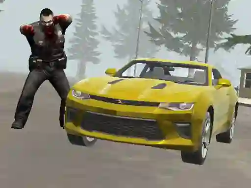 Suburbs Zombie Driving — δωρεάν online παιχνίδι