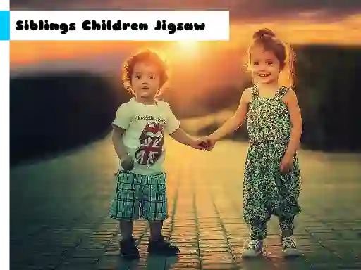 Siblings Children Jigsaw เกมออนไลน์