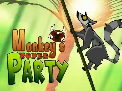Monkey's ropes party — free online game