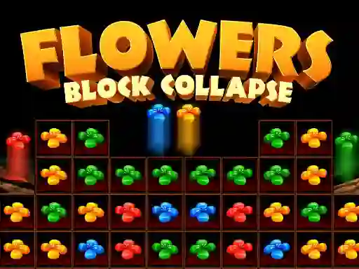 Jwèt Flowers Blocks Collapse sou entènèt